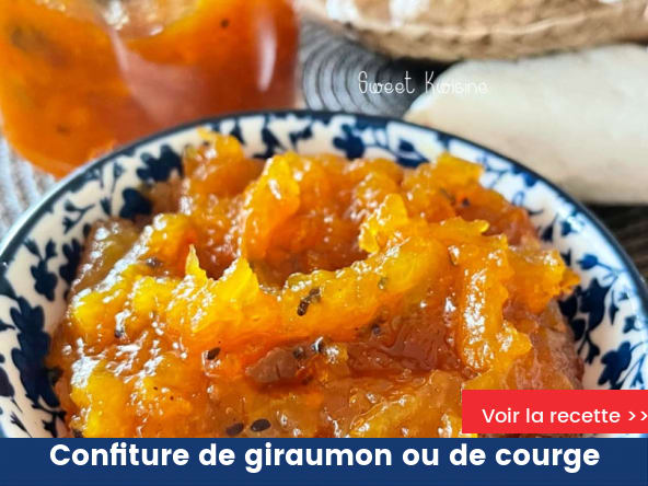Confiture de giraumon ou de courge